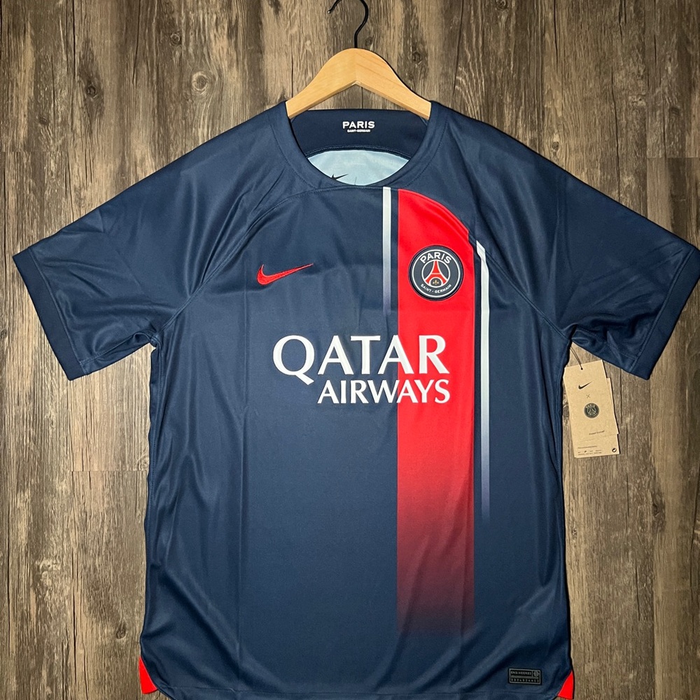 Nike Navy and Red Men's Jersey